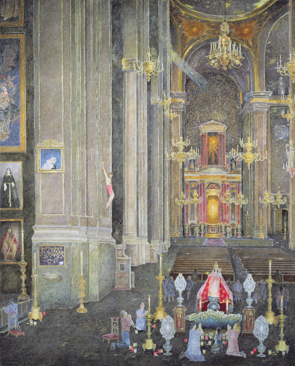 Venering af Virgen del Rosario, San Domingo-klostret, 2001 af James Reeve