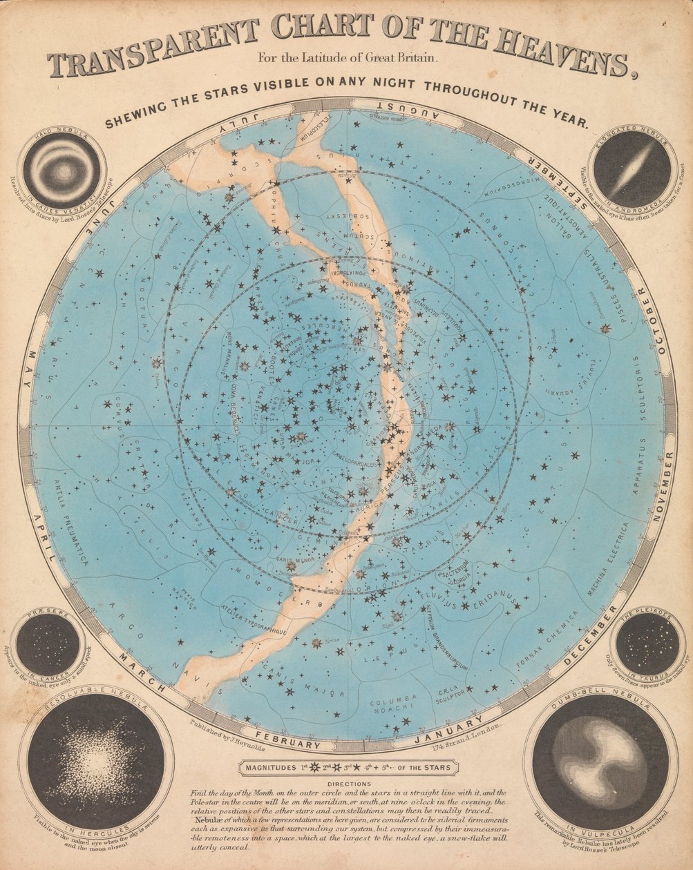 Kort over himlen af James Reynolds