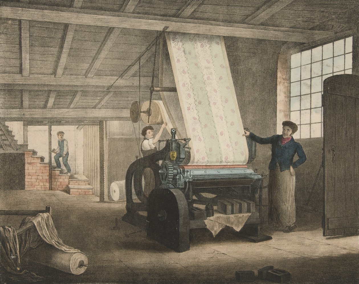 Trykning, Progress of Cotton nr. 12, pub. 1840 af James Richard Barfoot