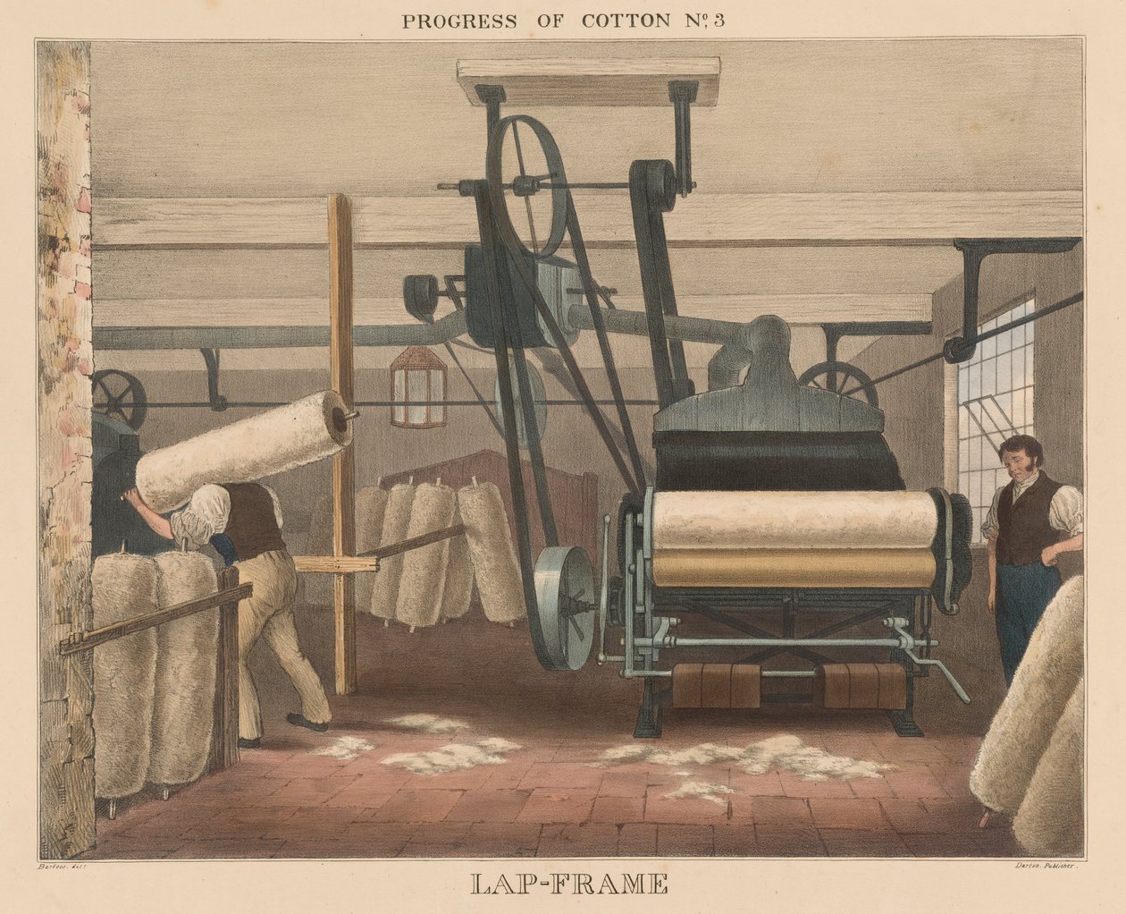 Fremskridt af bomuld, # 3: Lap-ramme af James Richard Barfoot