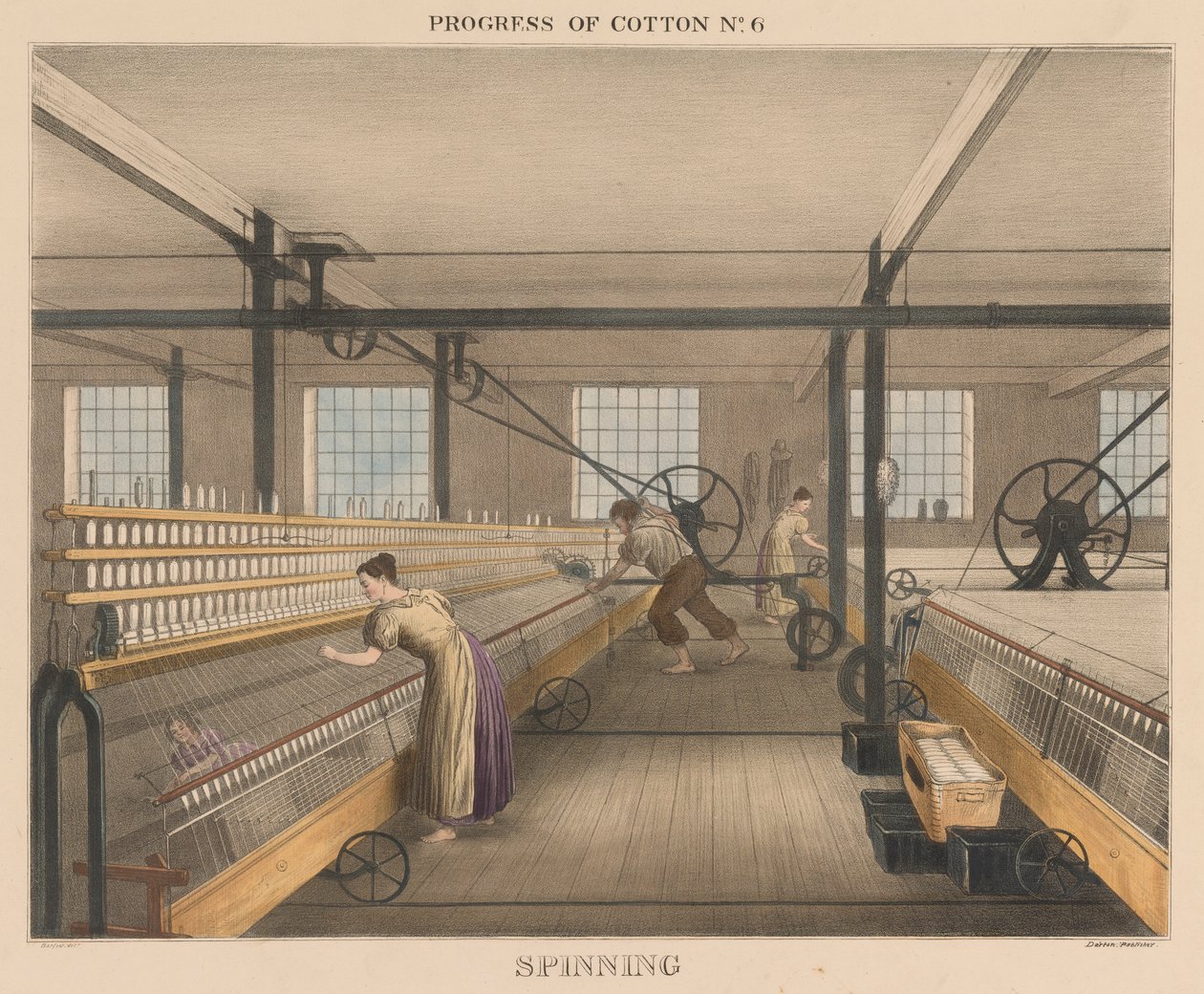 Fremskridt for bomuld, #6: Spinding af James Richard Barfoot