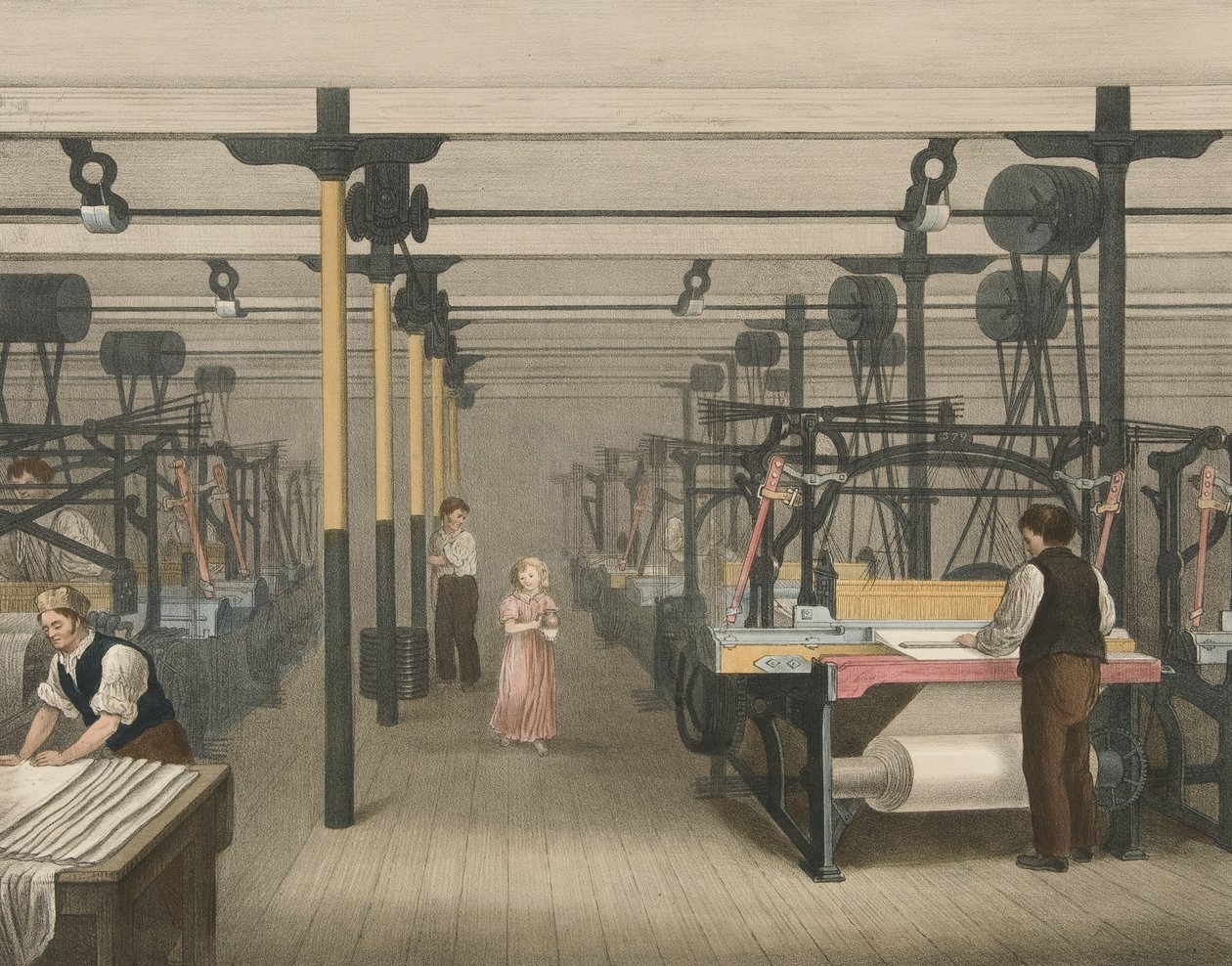 Vævning, Progress of Cotton nr. 10, udg. 1840 af James Richard Barfoot