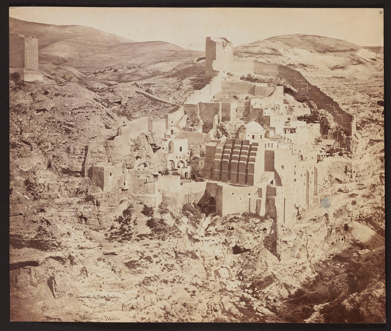 „Mar Saba-klosteret. 1857“ [Sankt Sabbas