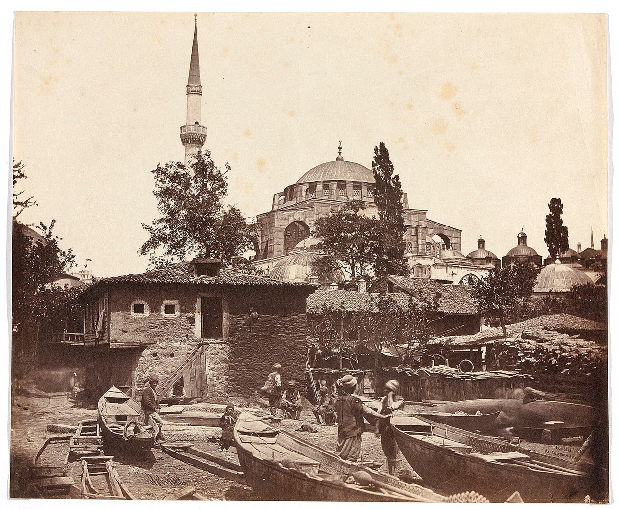 «Tophanna-trappen» [Istanbul. Moské med én minaret] af James Robertson