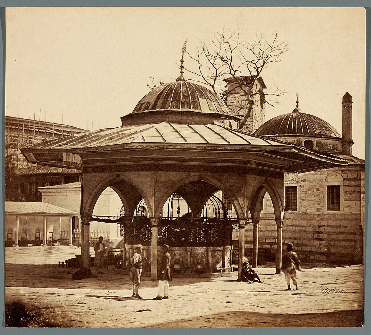 "Fontæne i gården ved Hagia Sophia" af James Robertson