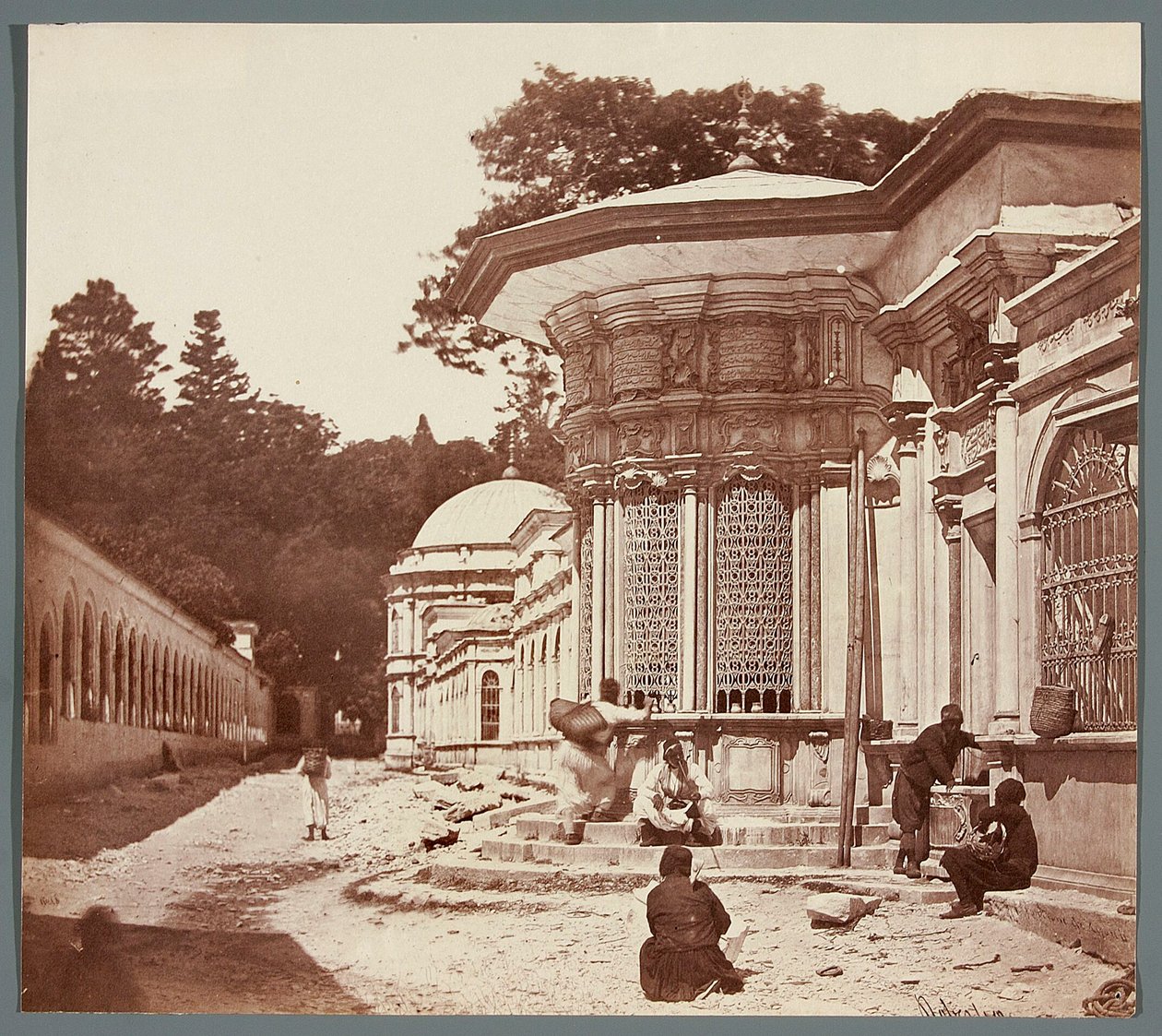 Fontaine de Eyoub [Istanbul. Sultan Eyüps springvand?] af James Robertson
