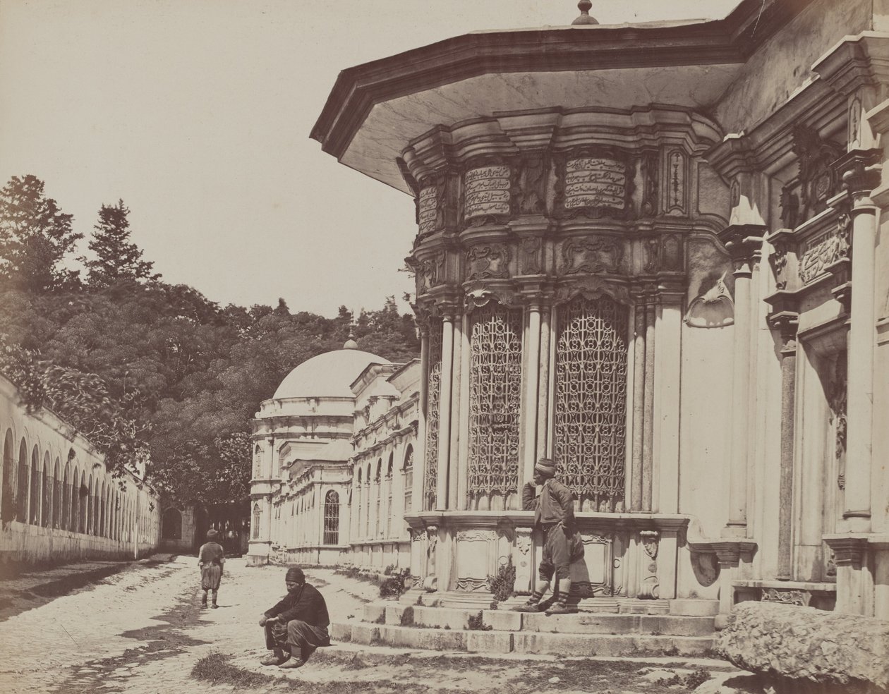 Moskeen i Eyoub,1857 (foto) af James Robertson