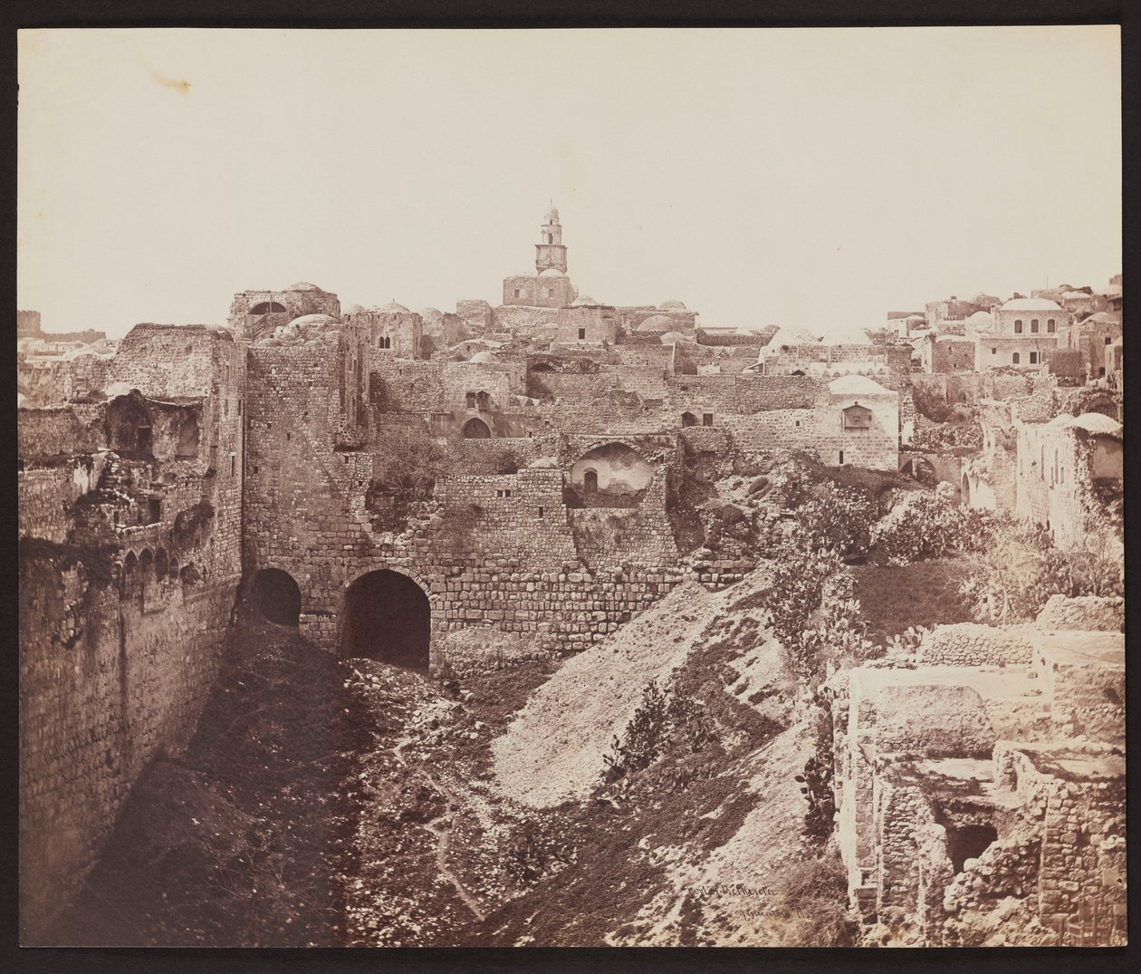 Bethesda-dammen. Jerusalem [Jerusalem. Bethesda-dammen] af James Robertson