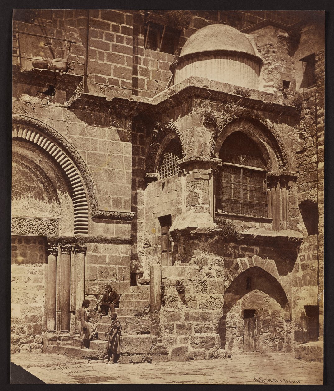 Forhal til Den Hellige Grav, Jerusalem [Jerusalem. Gravkirken - frankernes kapel] af James Robertson