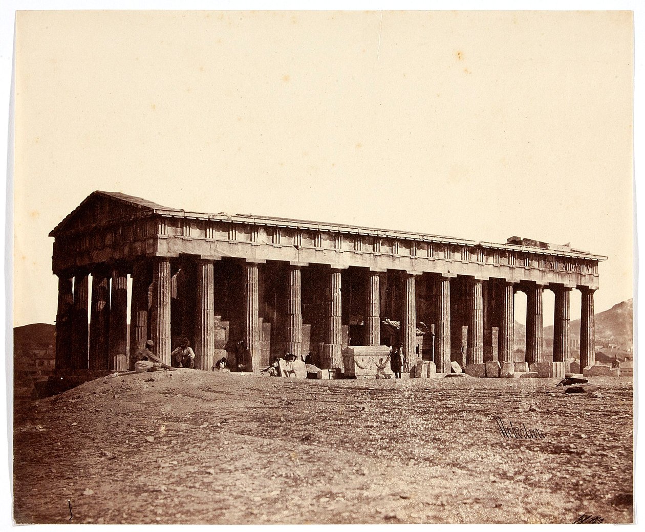 "Theseustemplet" [Athen. Theseion - egentlig Hefaistos-templet] af James Robertson