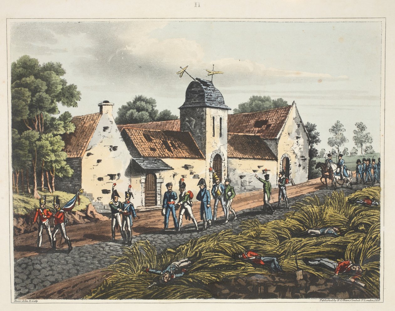 Bondegården ved Mont St Jean af James Rouse