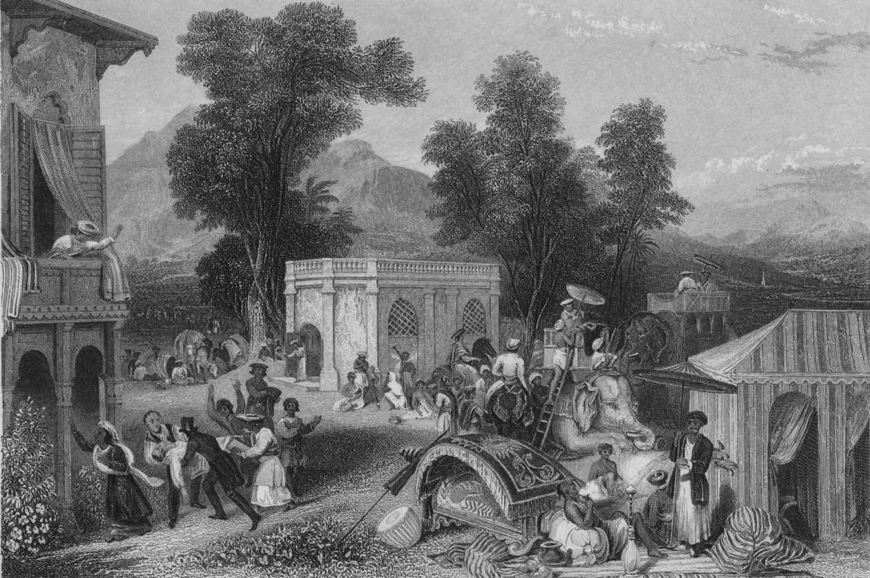 Biskop Hebers død, 1846 af James Sands