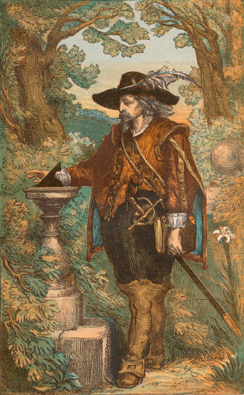 A Gentleman of the Stuart Period, 17. århundrede, c1910 af James Sangster and Co