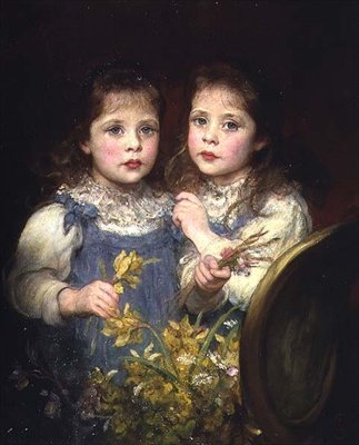 The Twins, ca. 1901 (olie på lærred) af James Sant