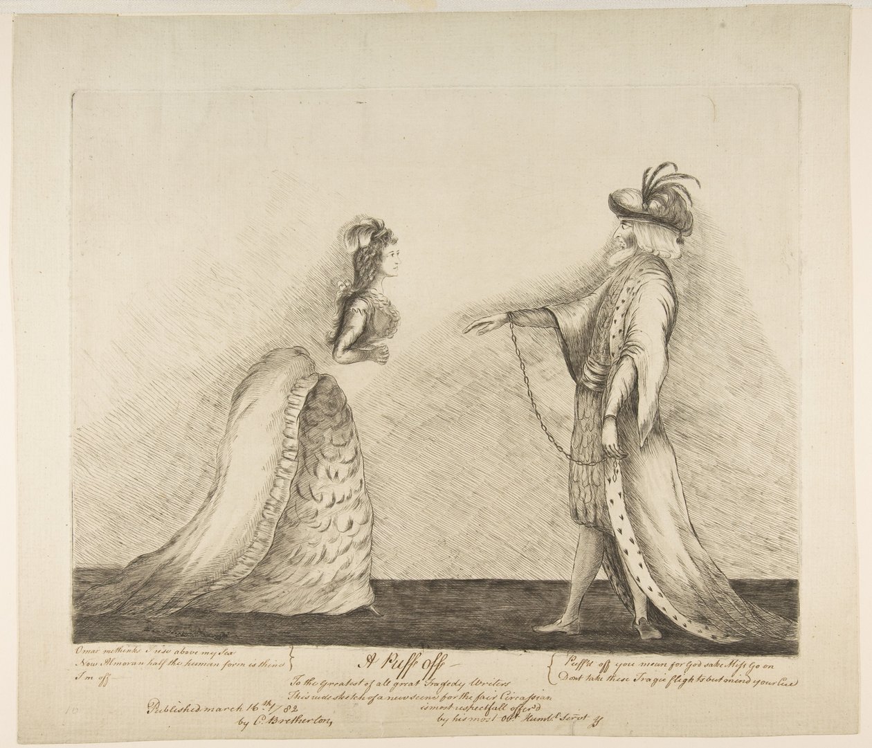 A Puff Off, ca. 1782. af James Sayers