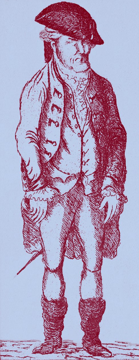 John Wilkes - fra karikatur af James Sayers af James Sayers