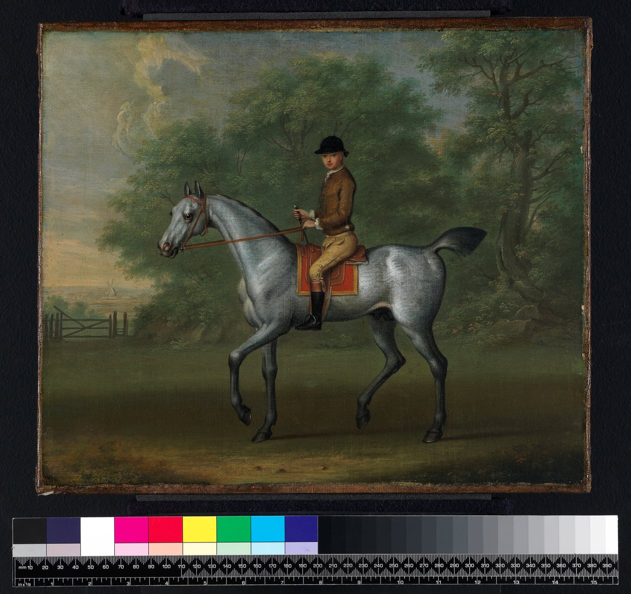 Hest og brudgom, 1740