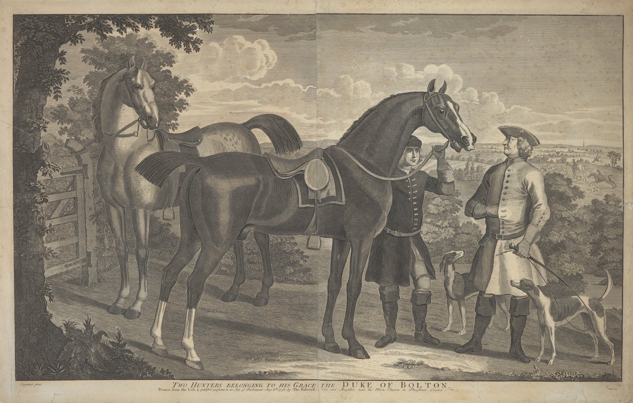 To jægere, der tilhører hans nåde, hertugen af Bolton af James Seymour