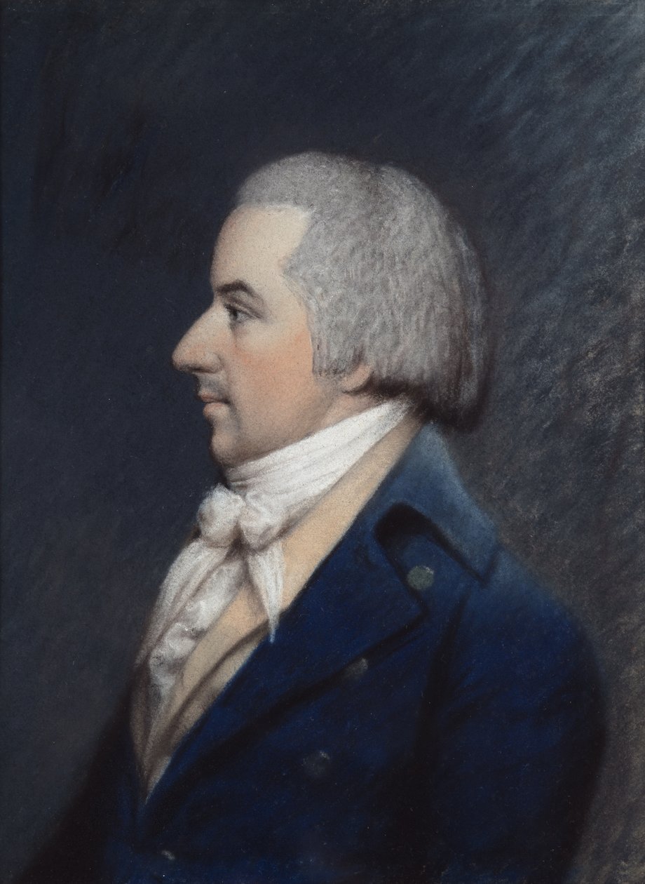 Le Duc de Liancourt (pastel på gråt papir) af James Sharples
