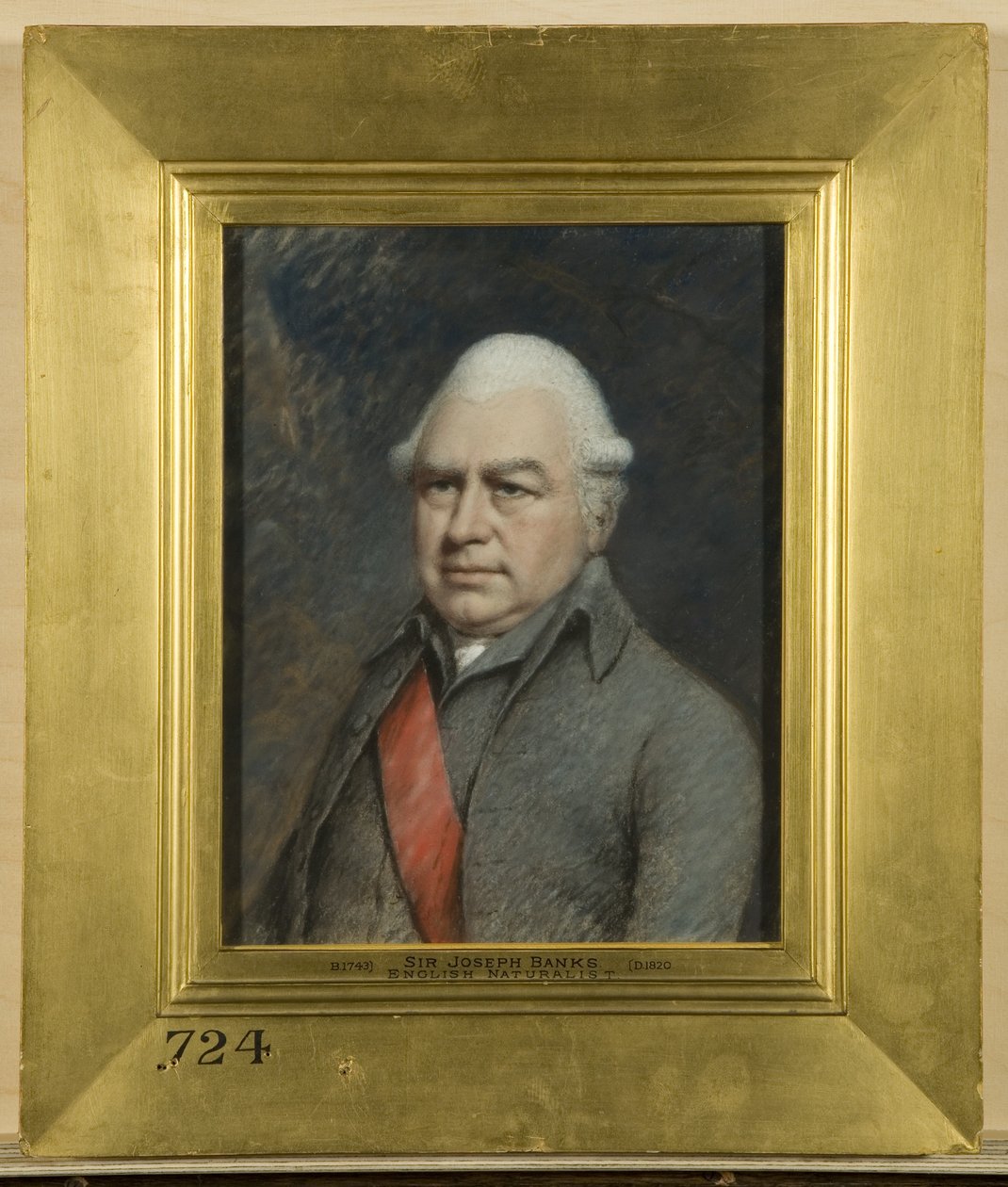 Sir Joseph Banks, engelsk naturforsker af James Sharples
