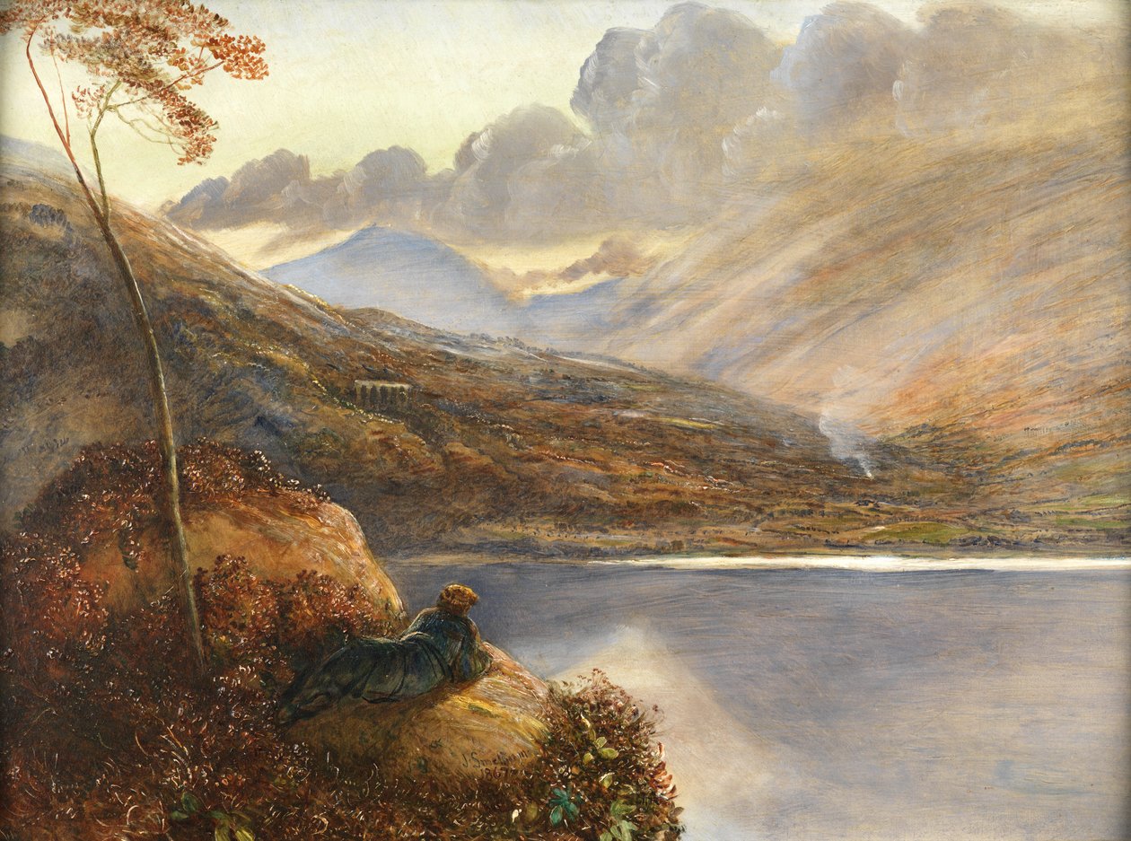 Poeternes hvilested, 1867 af James Smetham