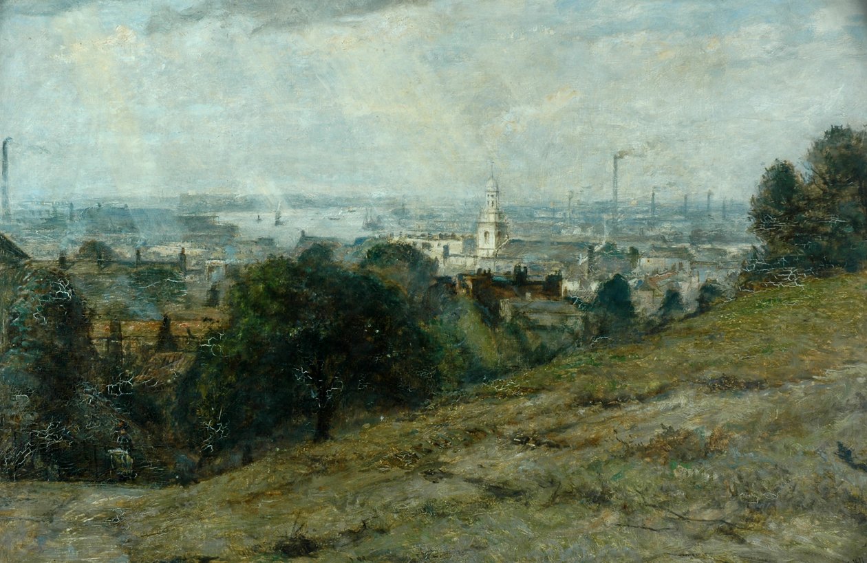 Udsigt fra Greenwich Hill af James Stevens Hill