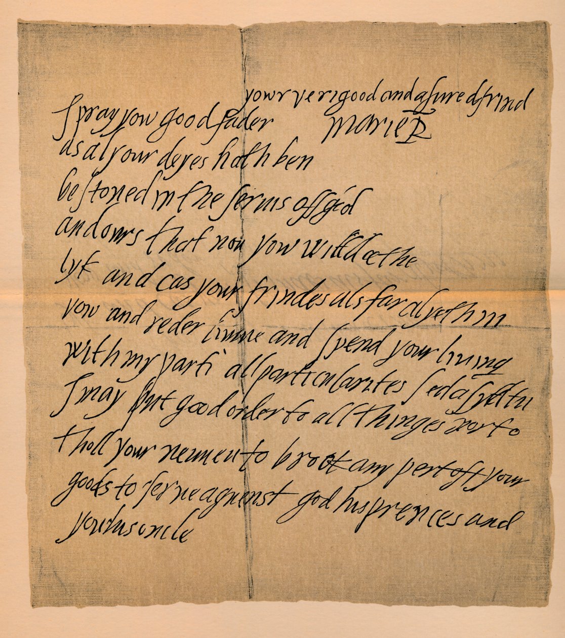 Brev fra Queen Mary 1542-1587 til abbeden af Dunfermline, 1889 af James Stillie