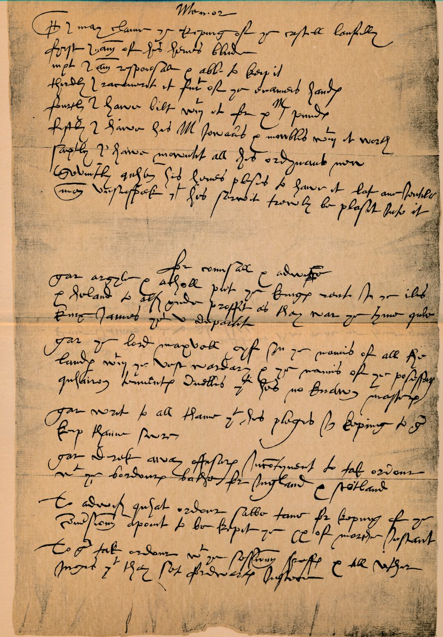 Mindesmærke af jarlen af Morton ved fratræden af Regency, marts 1578, 1889 af James Stillie