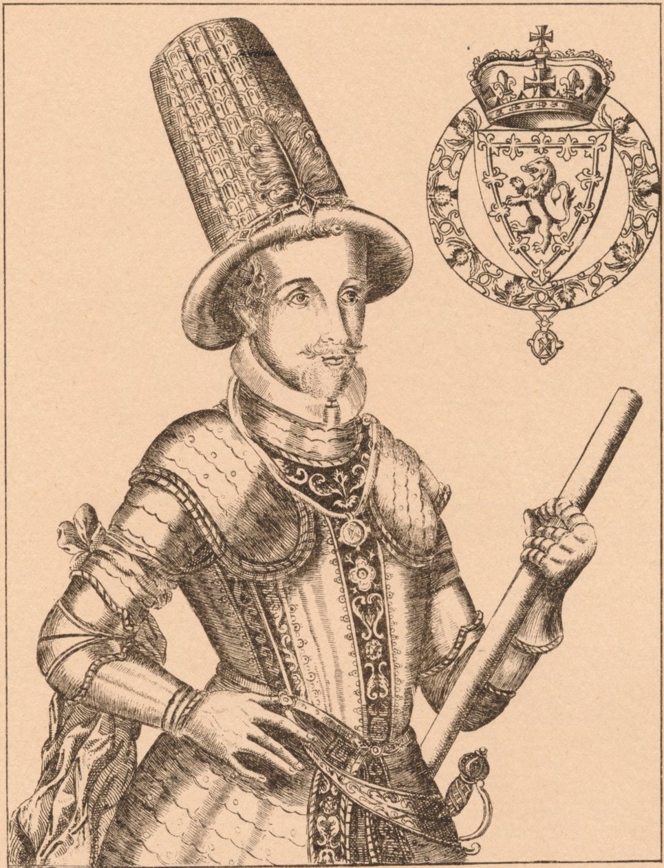 James VI af Skotland, James I af England og Irland 1566-1625, 1889 af James Stirling