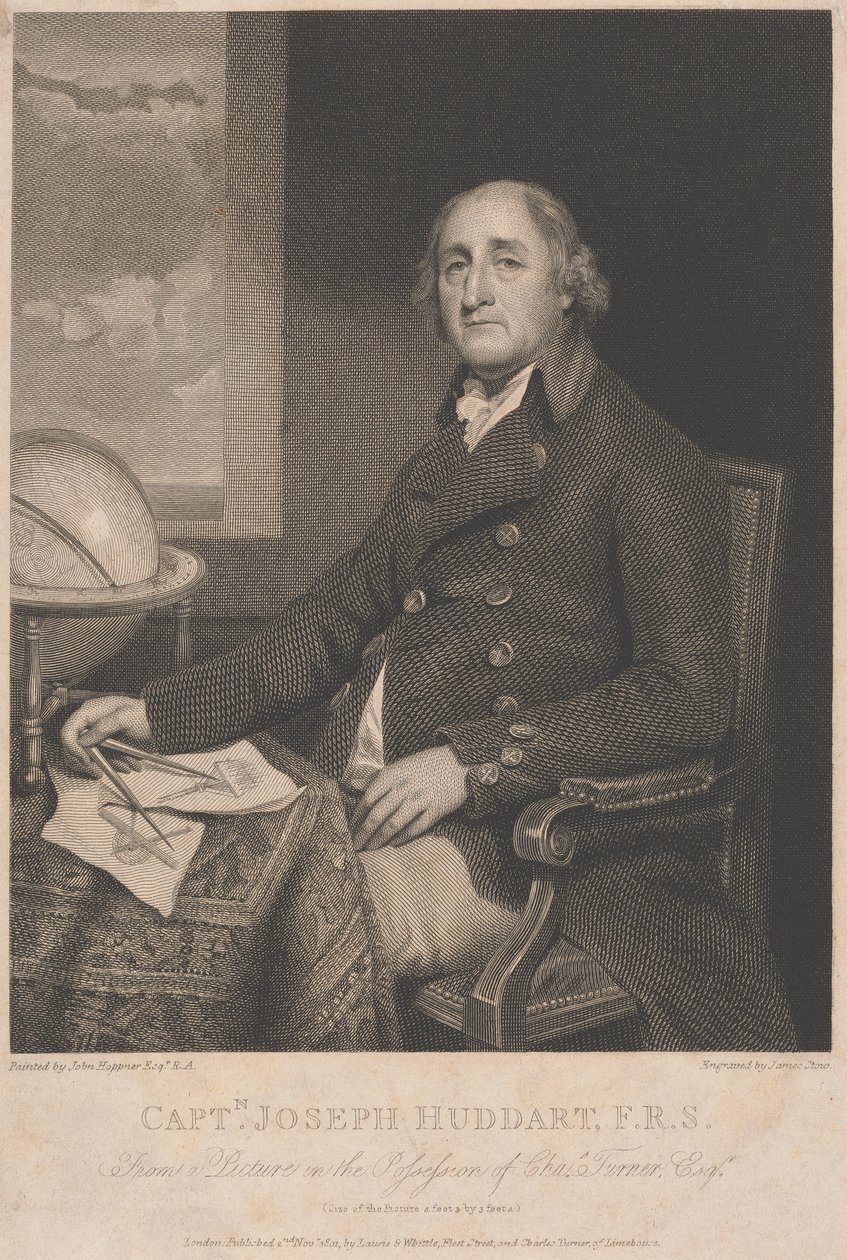Kaptajn Joseph Huddart af James Stow