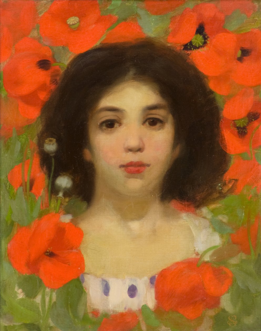 A Gipsy Maid, ca. 1890-95 (olie på lærred) af James Stuart Park