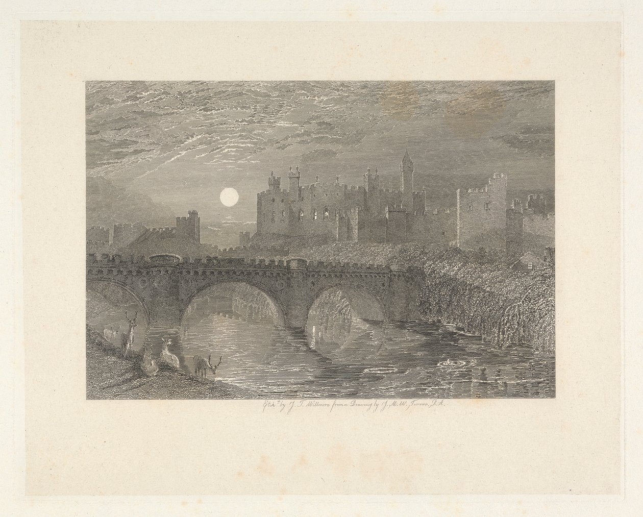 Alnwick Castle, Northumberland af James T. Willmore