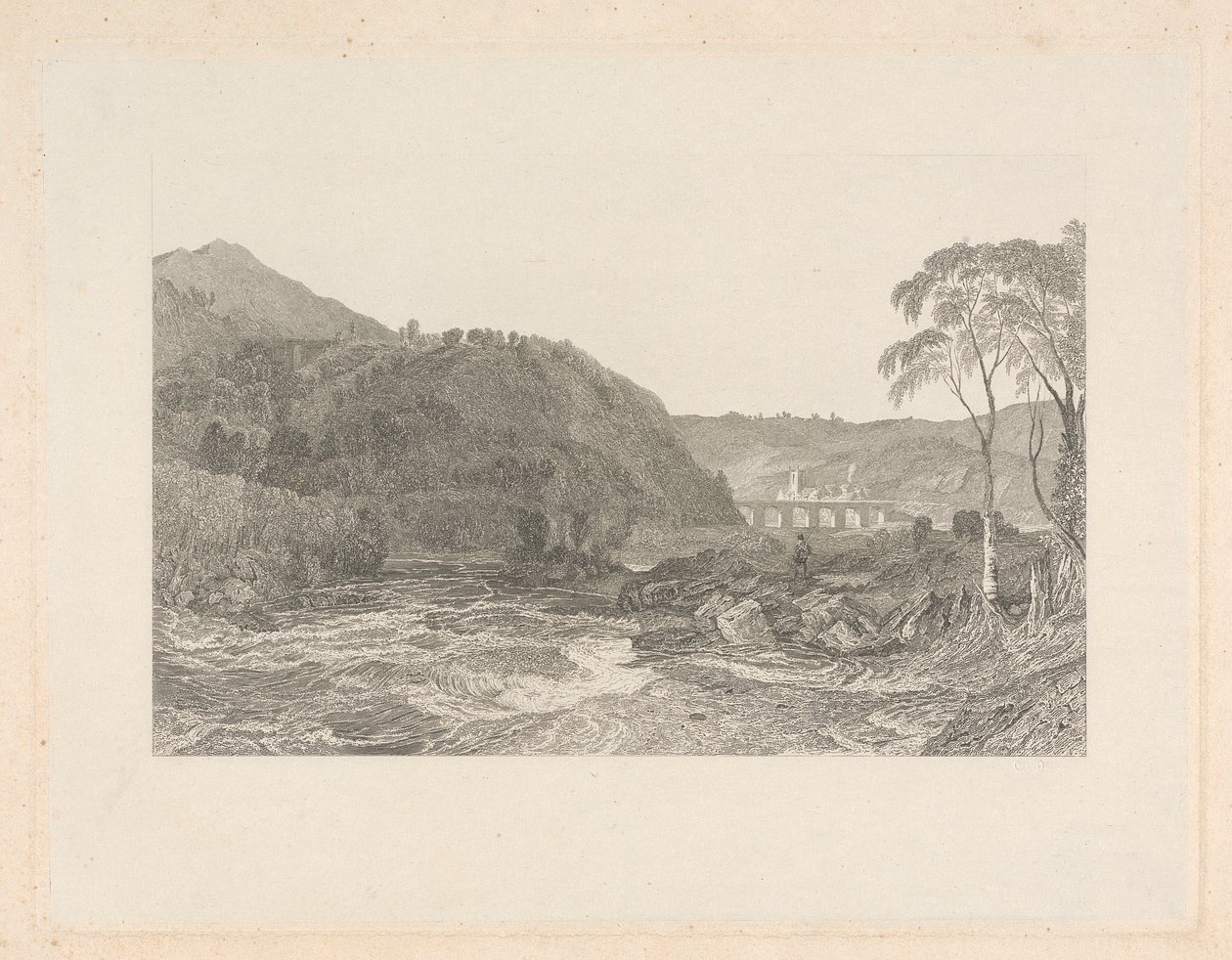 Llangollen, North Wales af James T. Willmore