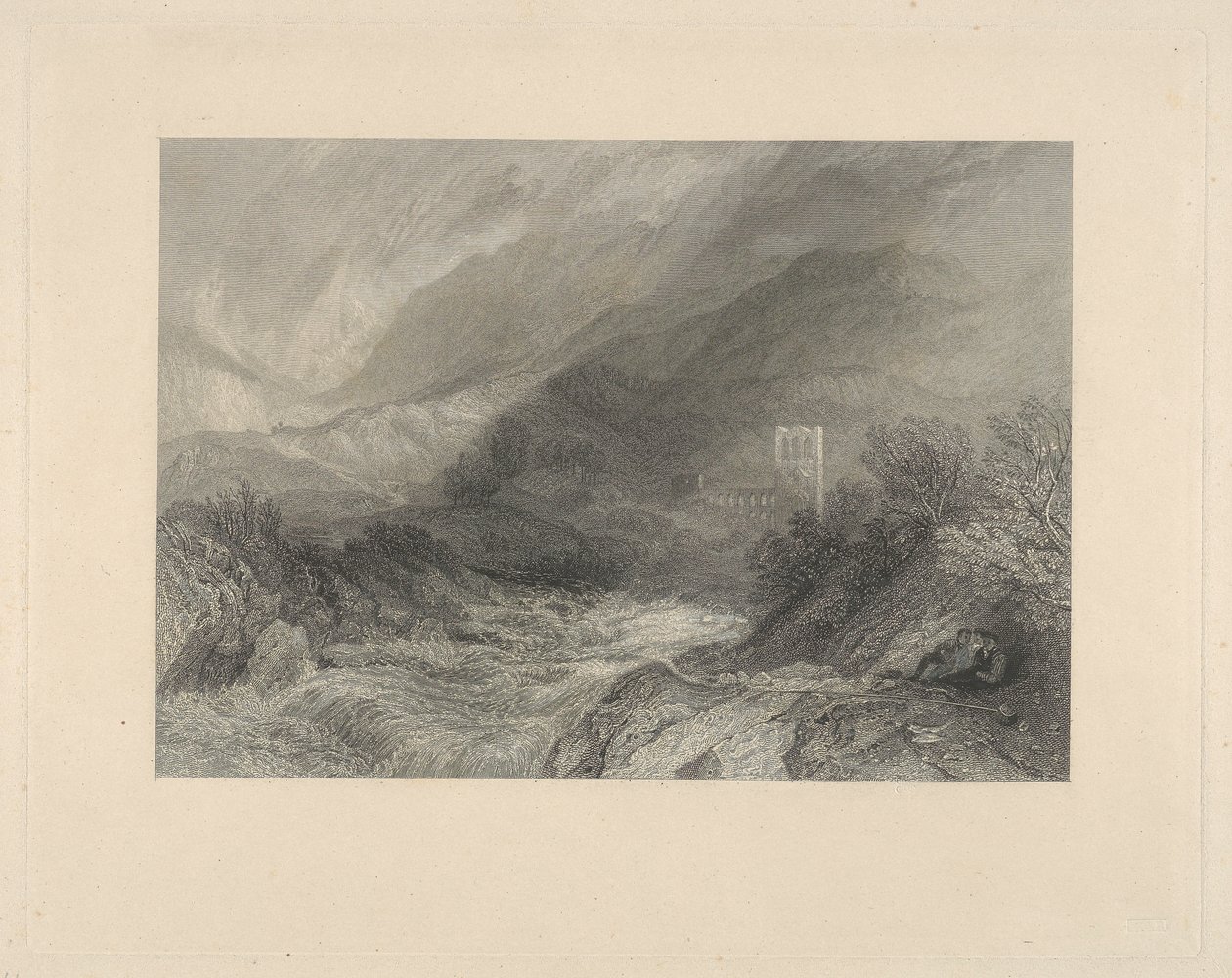 Llanthony, Monmouthshire af James T. Willmore