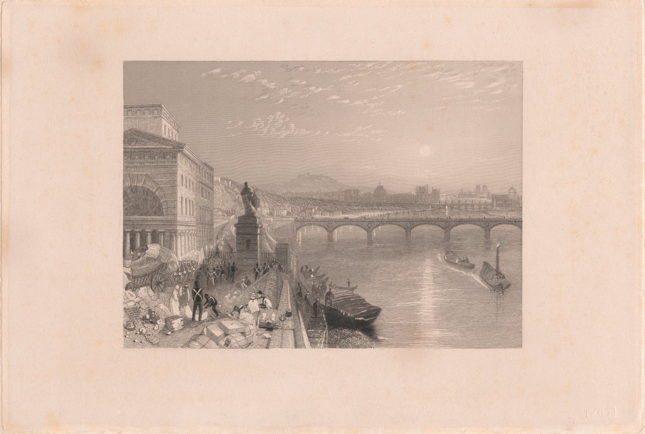 Paris fra Barriere de Passy af James T. Willmore