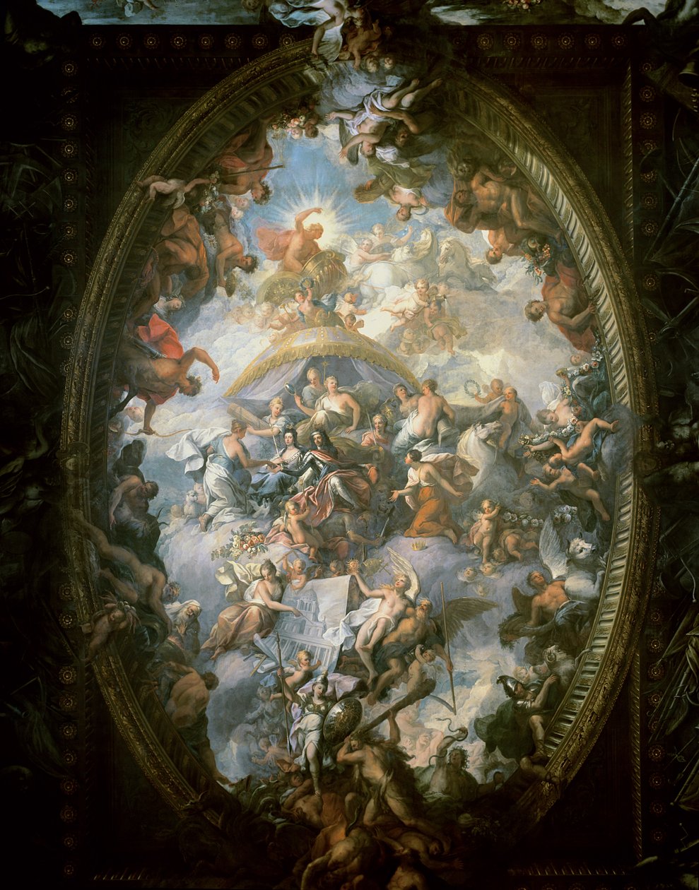 Loftet i den malede sal, 1707-14 af James Thornhill