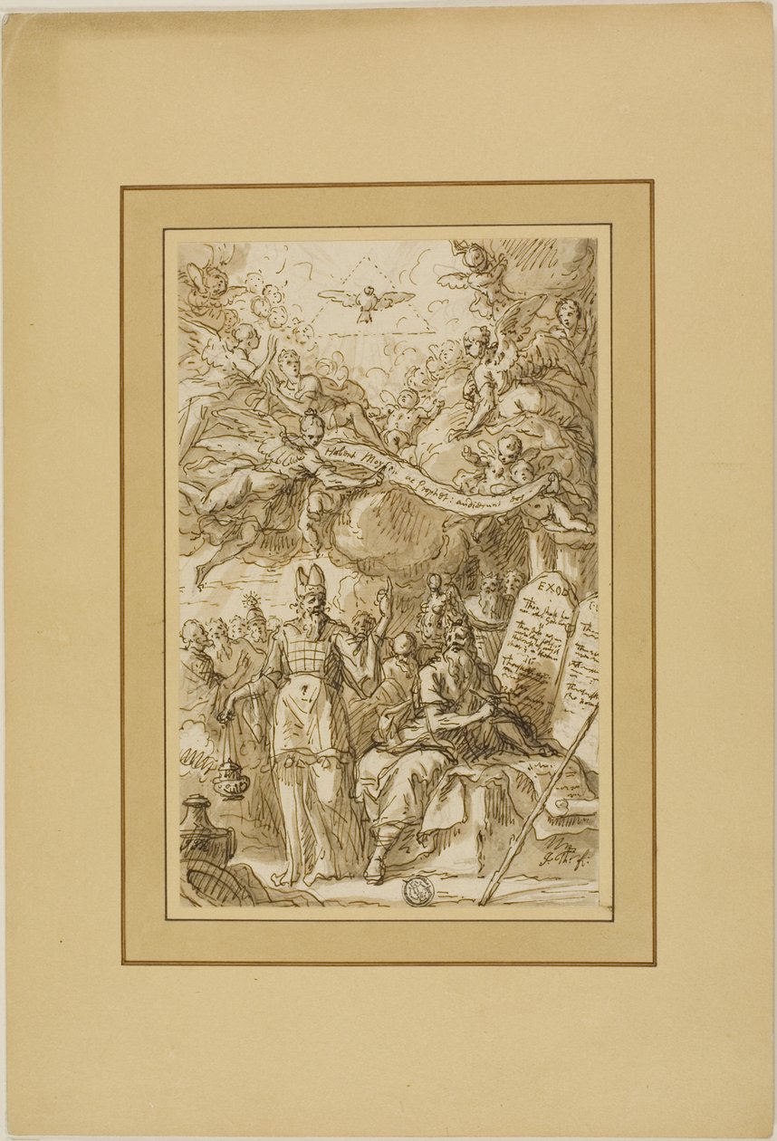 Moses og lovtabellerne af James Thornhill