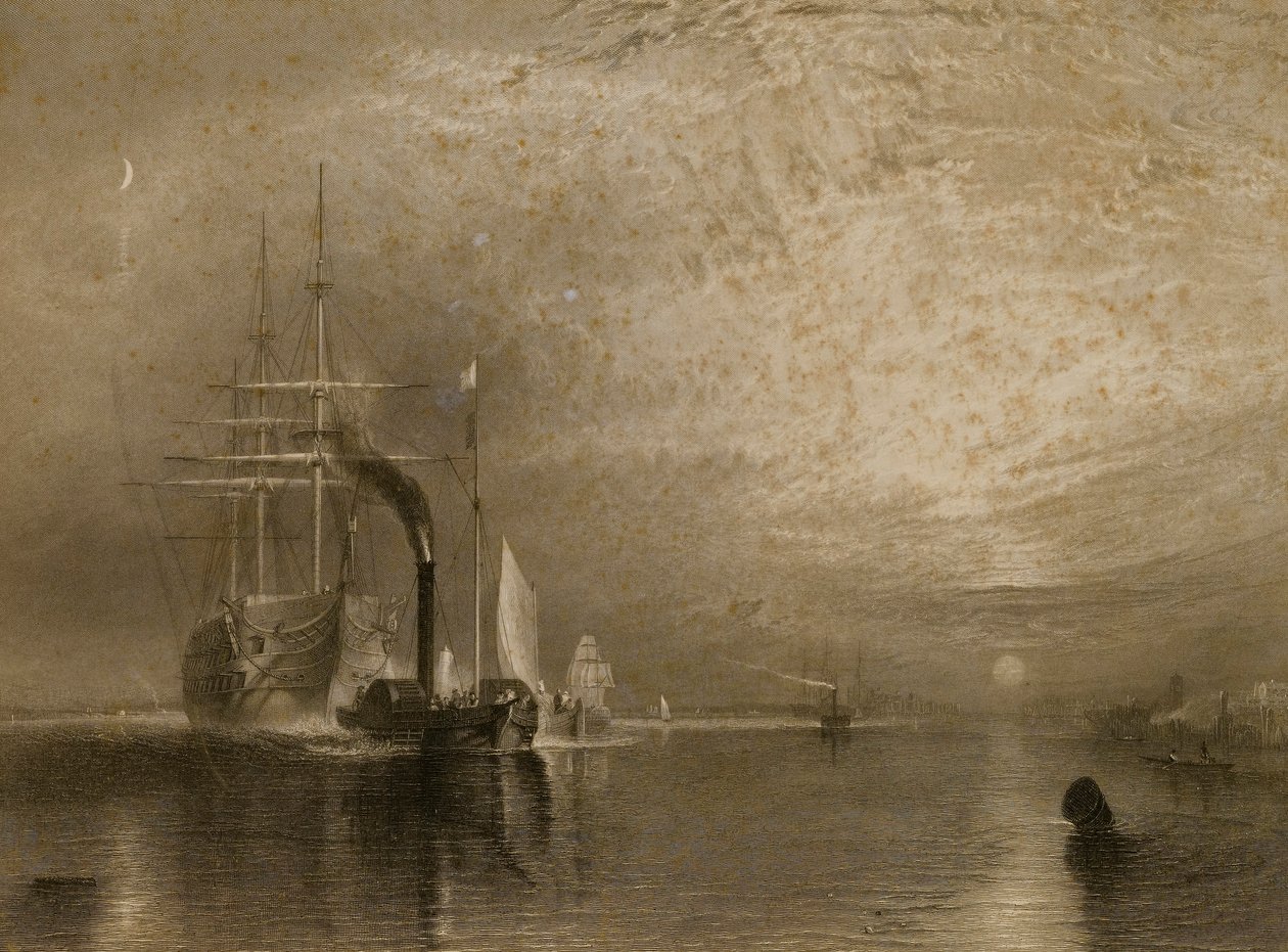 Den gamle Temeraire af James Tibbitts Willmore
