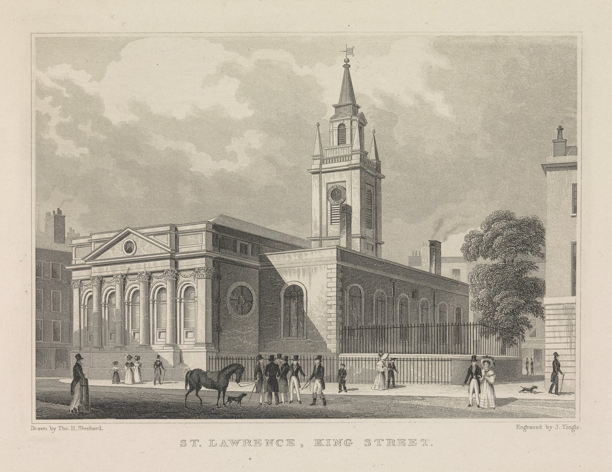 St. Laurence, King Street af James Tingle