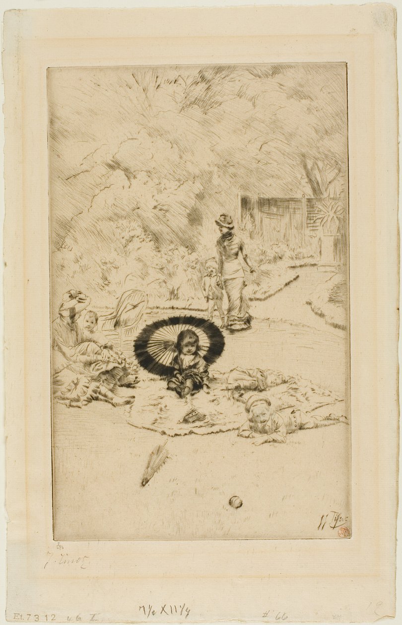 En havefest for børn af James Tissot
