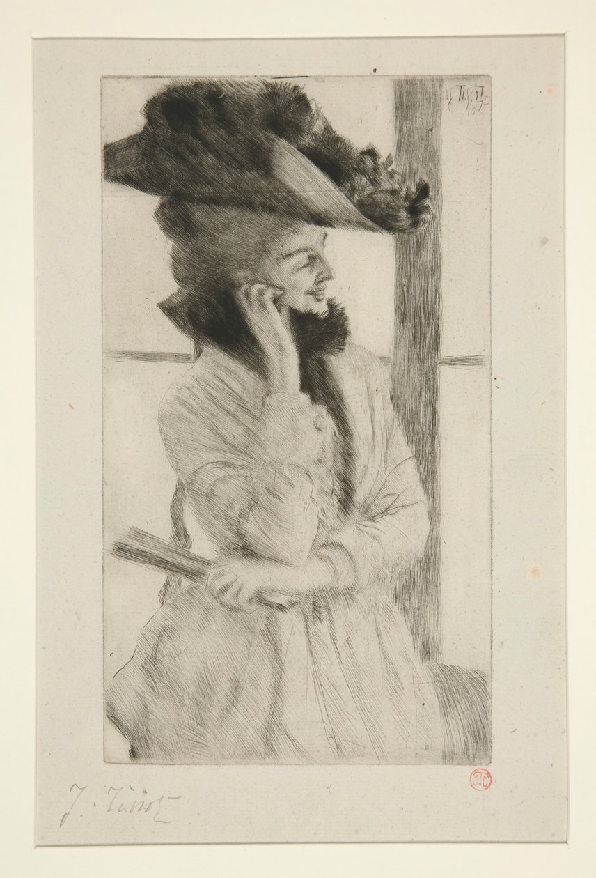 Ved vinduet af James Tissot