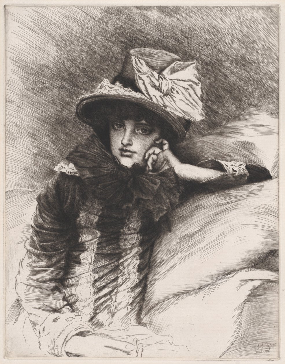 Bertha, 1883. af James Tissot