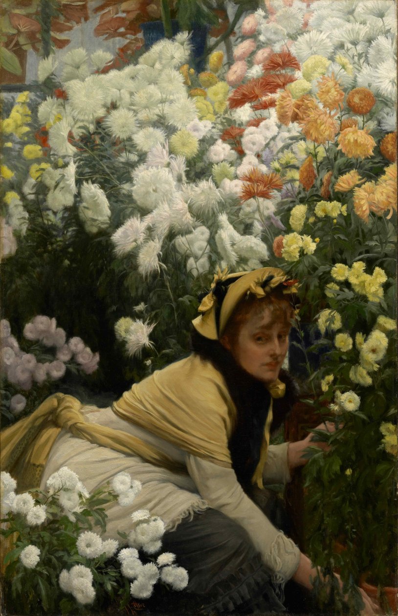 Krysantemum af James Tissot