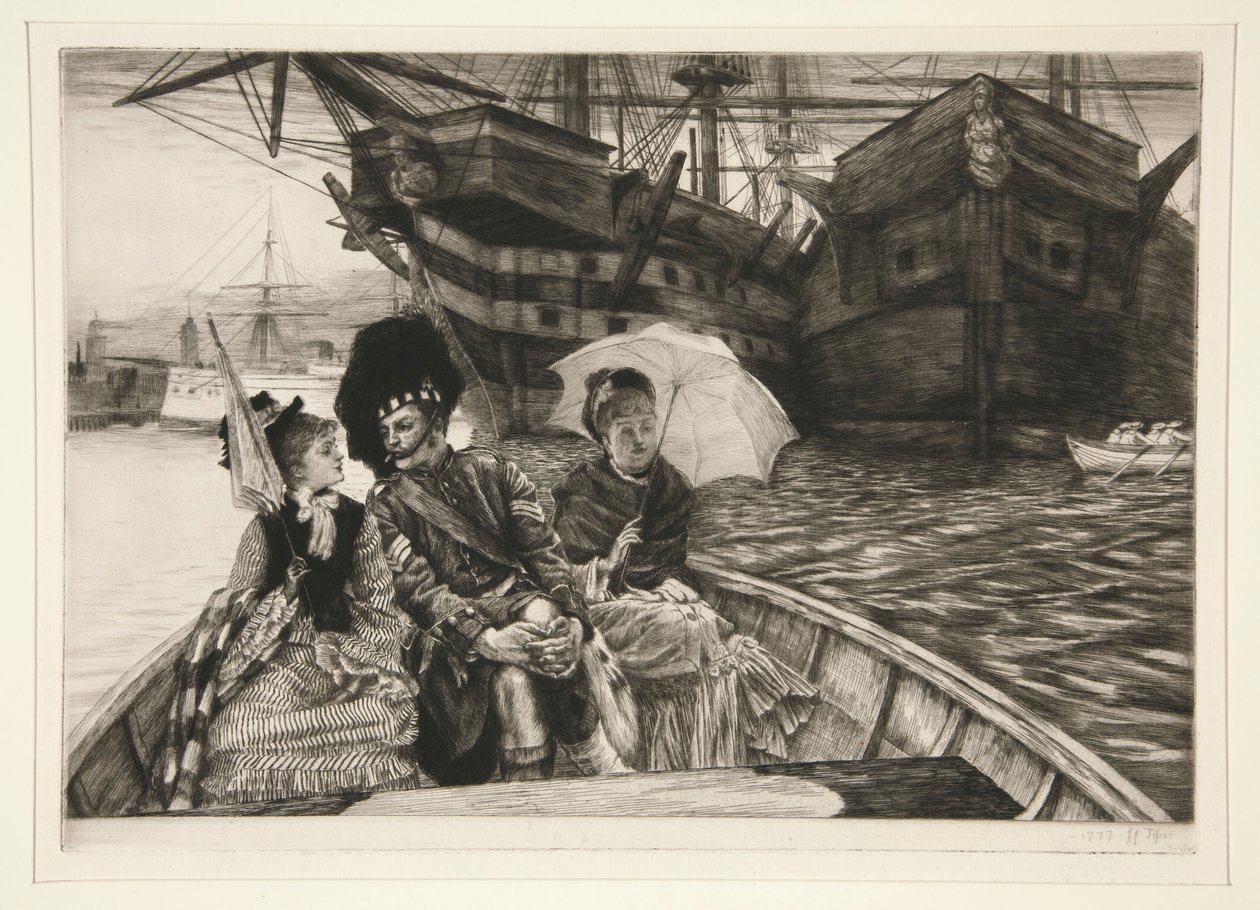 Mit hjerte hviler mellem de to af James Tissot