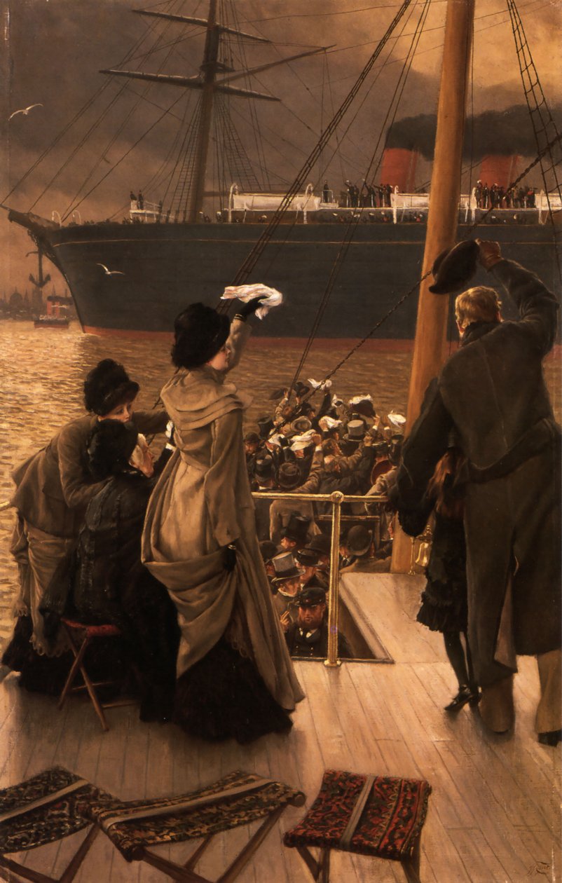 Farvel på Mersey af James Tissot