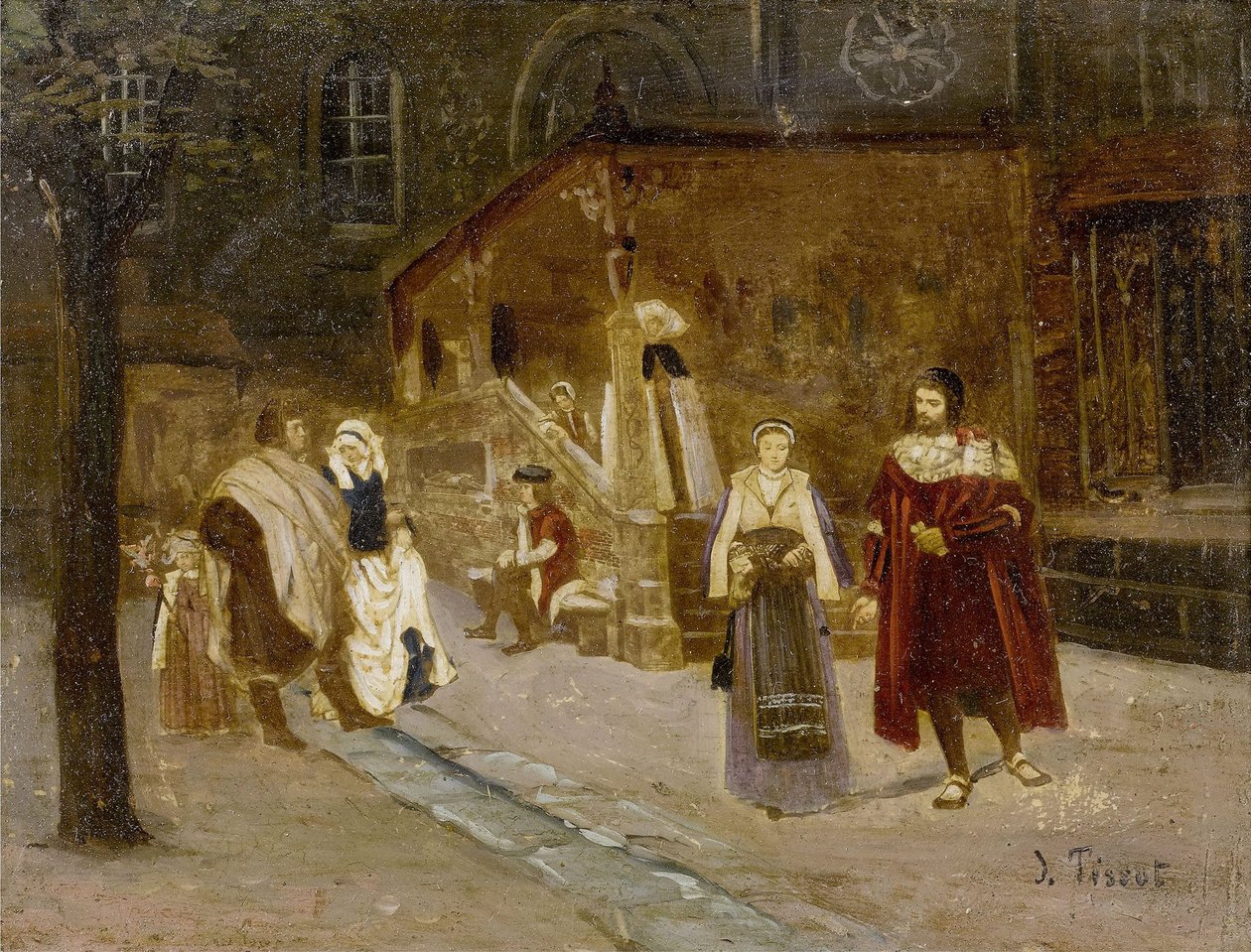 James Tissot Faust og Margarethe af James Tissot
