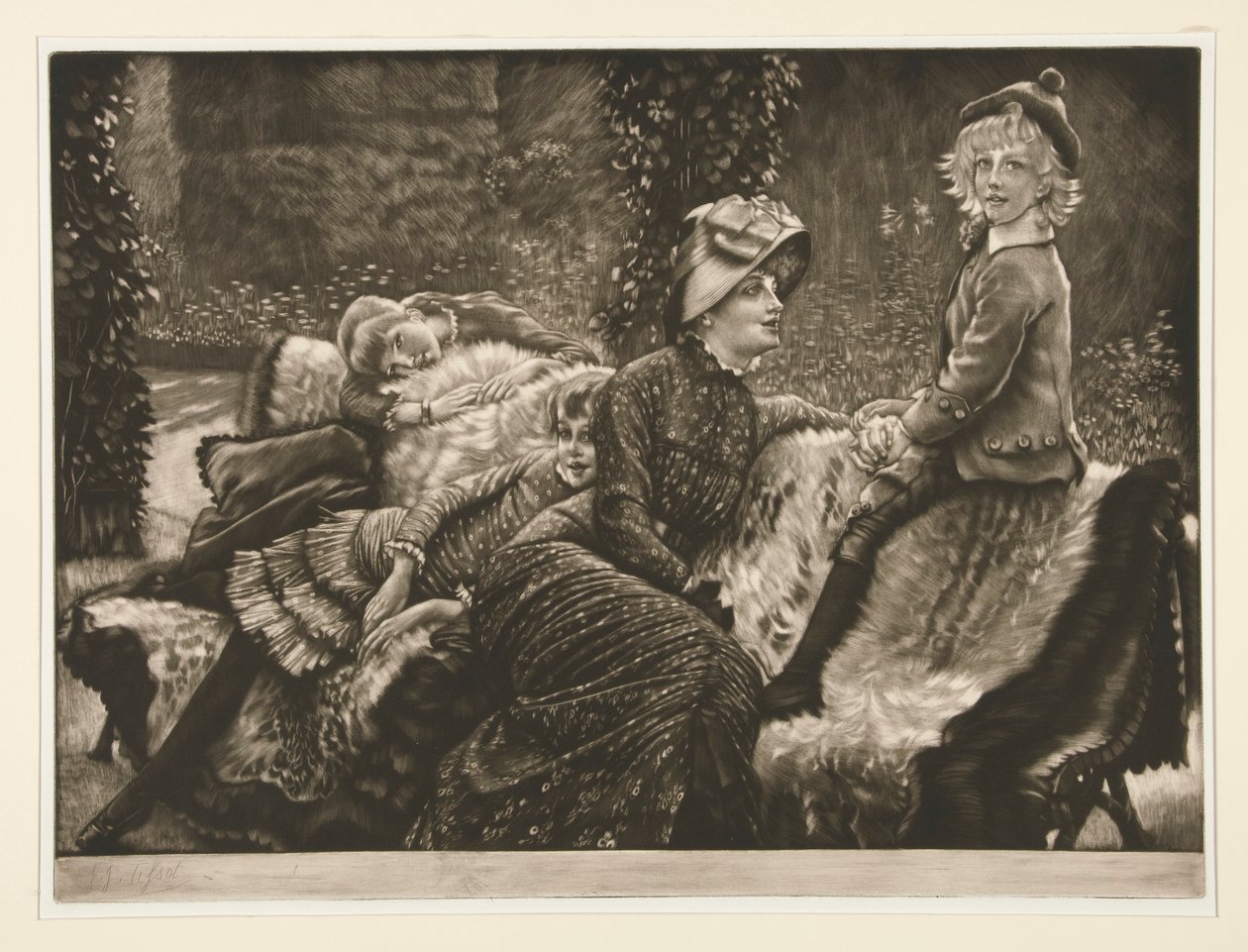 Havebænken af James Tissot