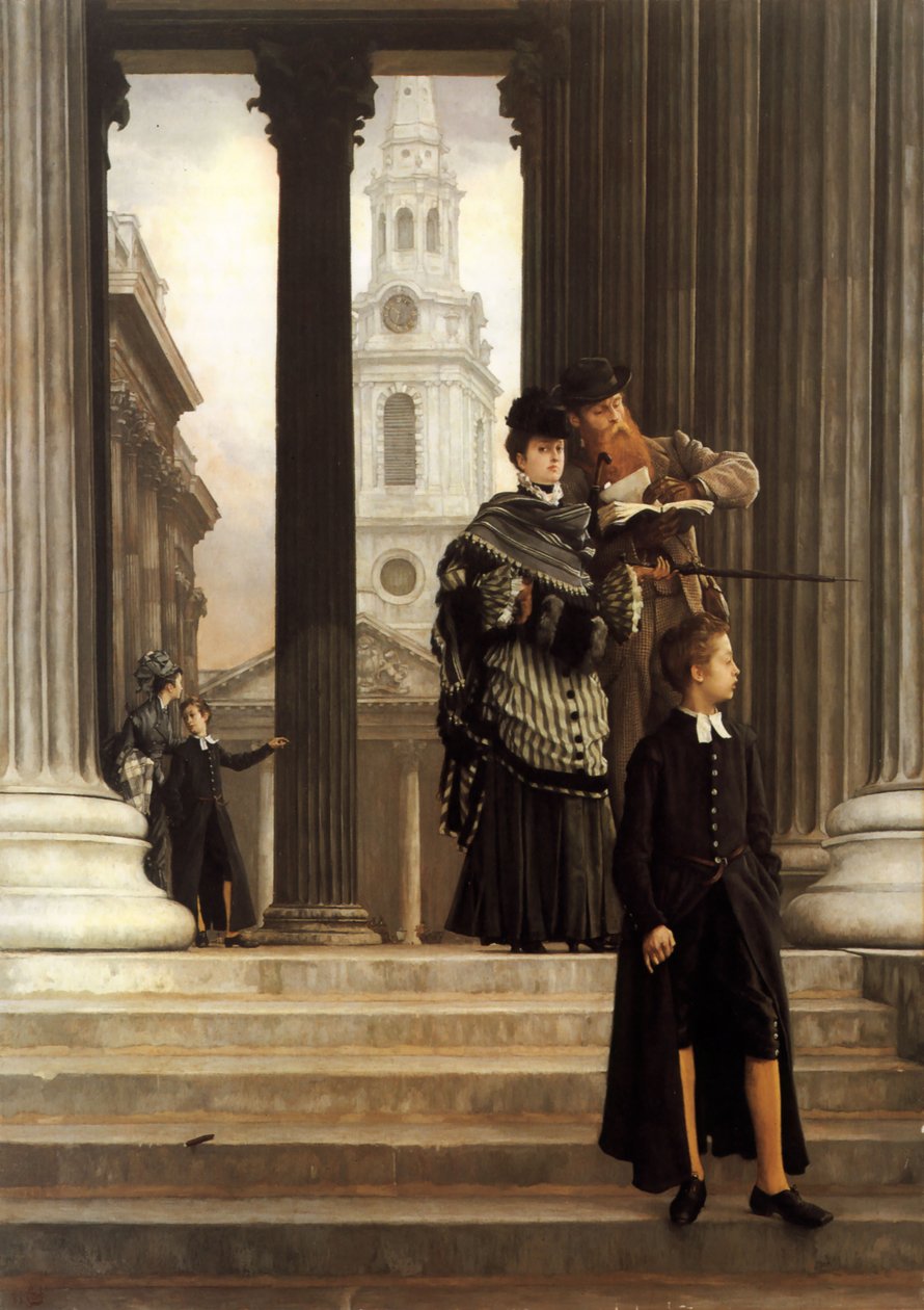 London besøgende af James Jacques Joseph Tissot