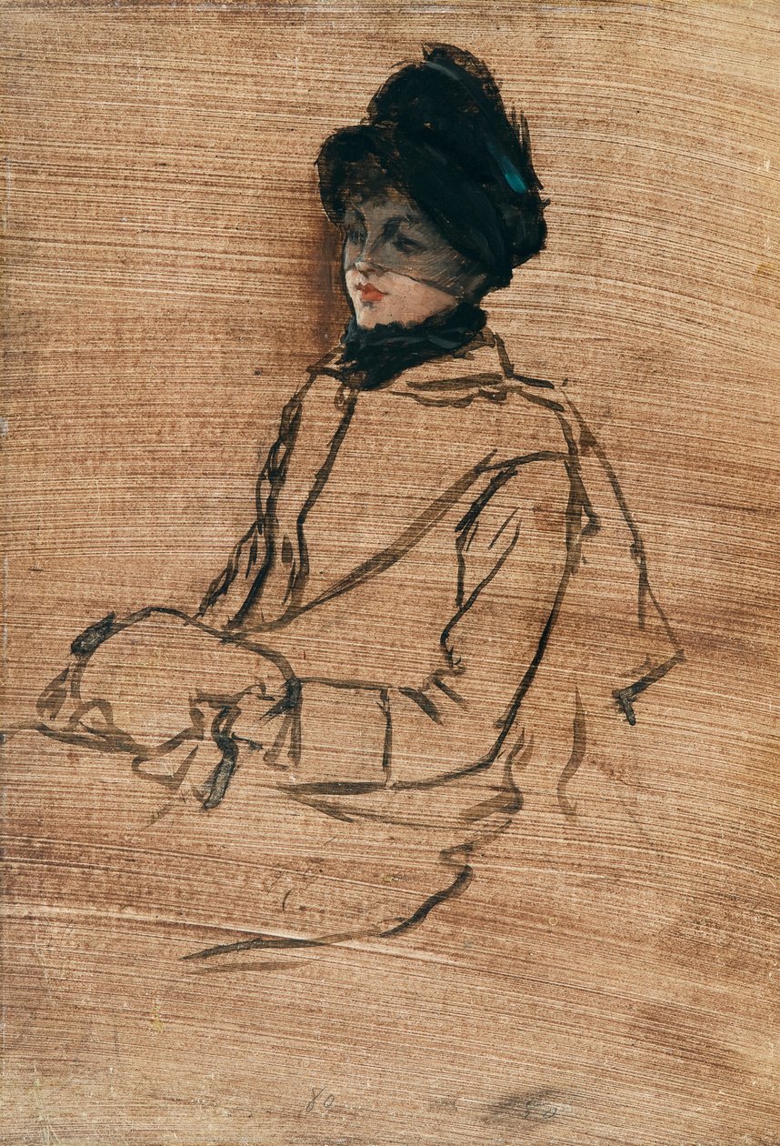 Studie af Kathleen Newton af James Tissot