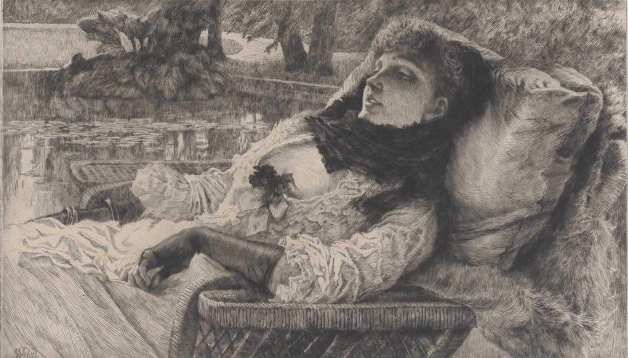 Sommeraften, 1881. af James Tissot